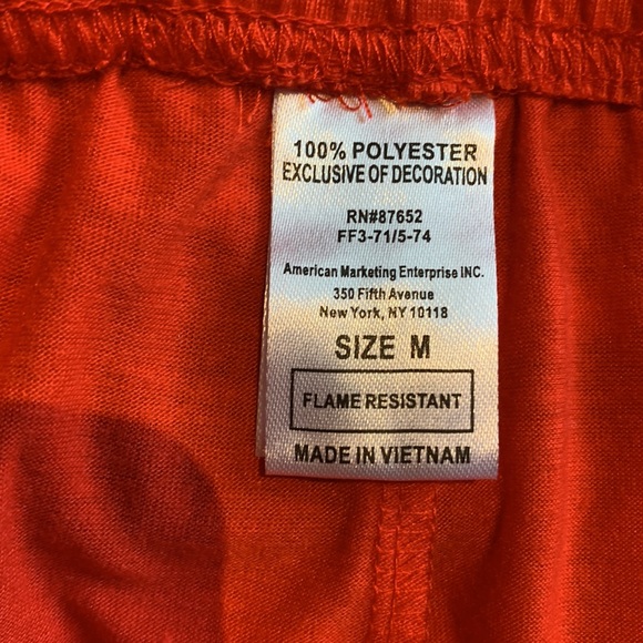 Super Mario short PJ made of fire retardant fabric. Runs big. Never worn. - Picture 4 of 4